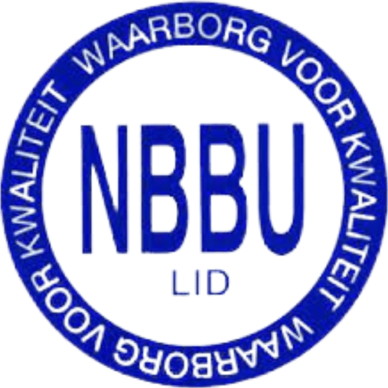 Logo van NBBU. EU-People is lid van deze organisatie.